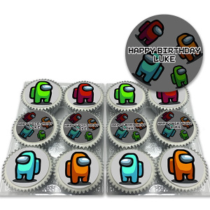 AmongUs Cupcakes Image