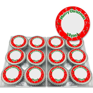 Christmas Photo Cupcakes