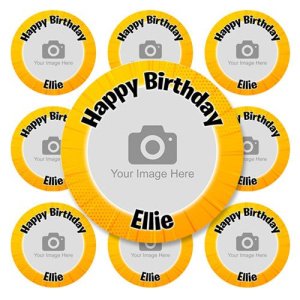 Comic Zoom cupcake toppers