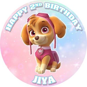 Custom Skye Patrol Cake Topper