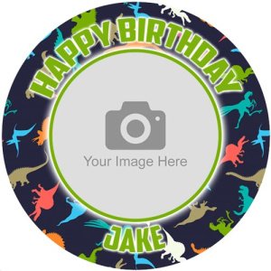Dinosaur Background Cake Toppers