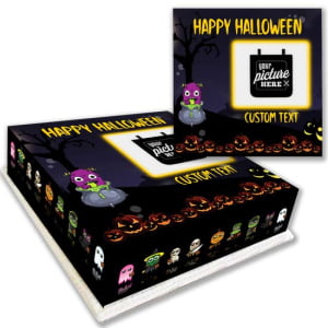 HalloweenCharacterPhotoCake