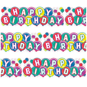 Happy Birthday 2 Edible Photo Ribbon