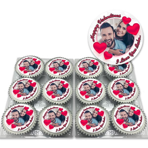 I Love You Photo Cupcakes Image