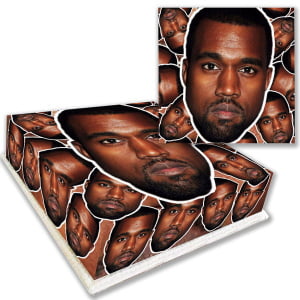 Kanye West Face Birthday Cake