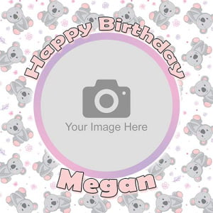 Koala Bear Personalised Icing Photo