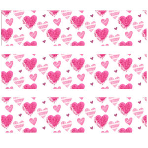 Love Hearts Edible Photo Ribbon