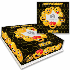 Multiple Emoji Photo Cake