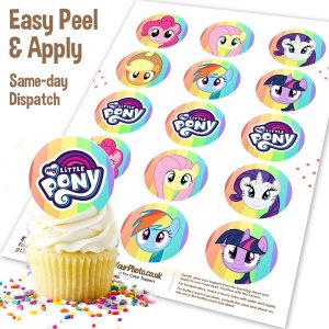 My Little Pony Cupcake Toppers