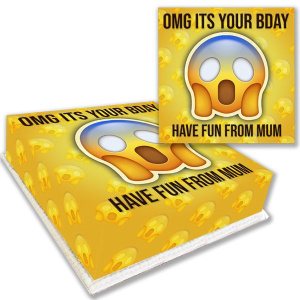 OMG Emoji Birthday Cake Delivered Fresh