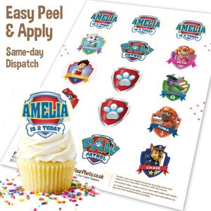 Paw Patrol Cupcake Toppers