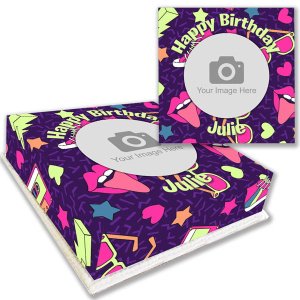 Retro Vibes Photo Cake