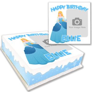 Snow Princess Birthday Cake