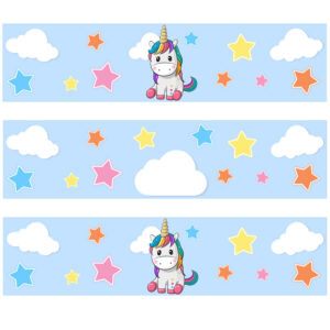 Unicorn Edible Photo Ribbon