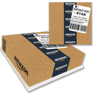 amazon personalised birthday cake