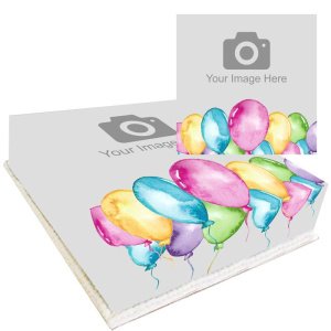 balloon photo cake