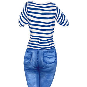 blue body