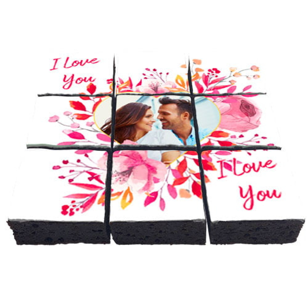 brownie pic in heart