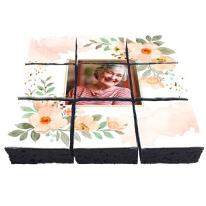brownies waterclour floral frame