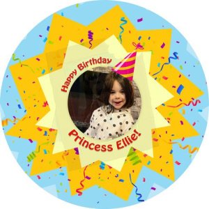 celebration topper with hat