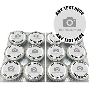 custom photo upload cupcakes