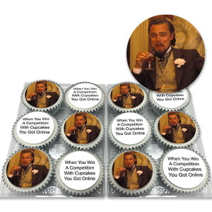 dicaprio meme cupcakes
