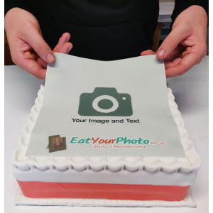 edible photo applied