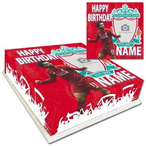 liverpool salah photo cake
