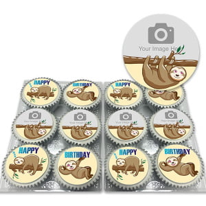 photo sloth cupcakes