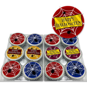 spiders web cupcakes