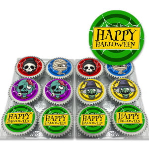 spooky happy halloween cupcakes