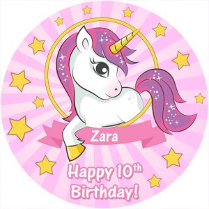 unicorn cake topper
