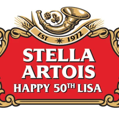 Edible Stella Artois Label