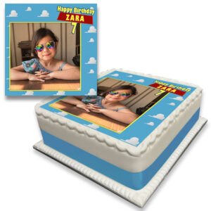 Blue Clouds Cake