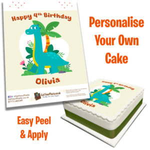 Cute-Dinosaur-Edible-Photo-on-Cake