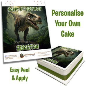 Dinosaur-Edible-Photo-on-Cake